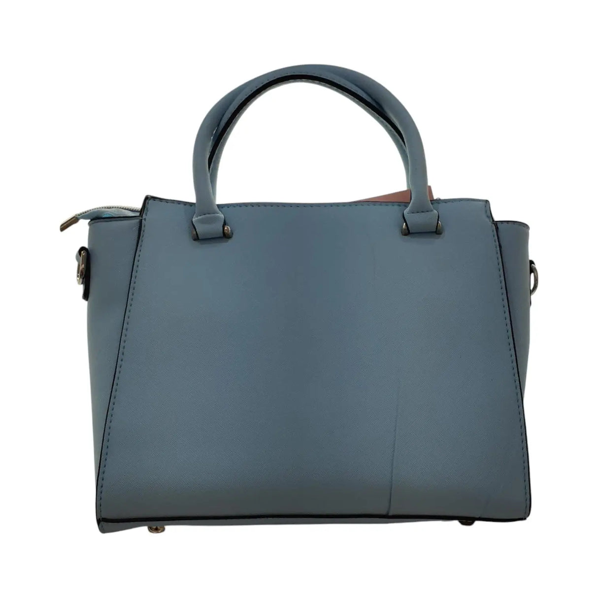 Leather Structured Handbag - Glagil