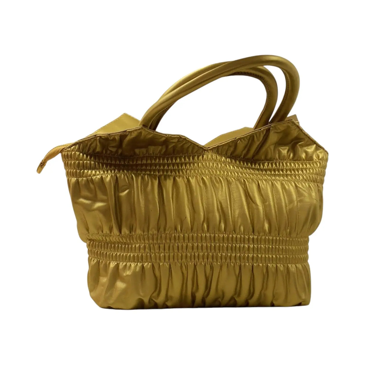 Ruched Satin Tote Bag - Glagil