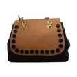 Studded Handbag with Black Dots - Glagil