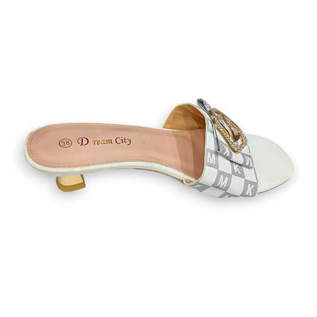 Dream City Women's Logo-Embellished Slide Sandal - Glagil