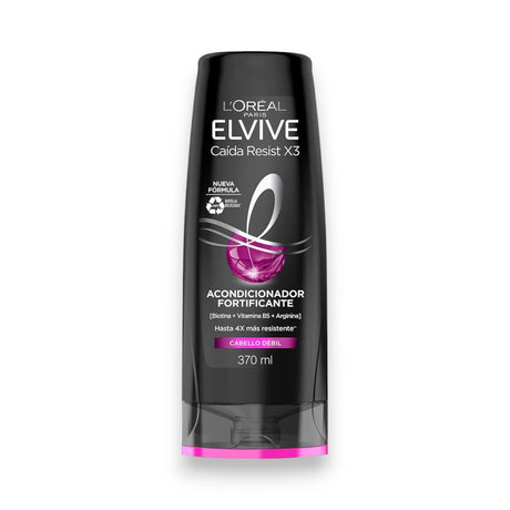 L'Oréal Paris  Elvive Caída Resist X3 Fortifying Conditioner 370ml - Glagil