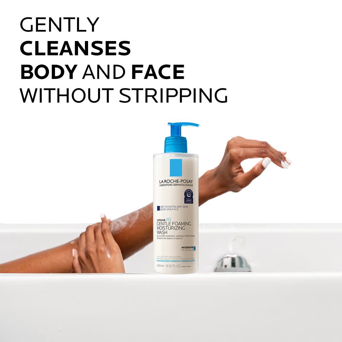 La Roche Posay Lipikar  Gentle Foaming Moisturizing Wash 400ml - Glagil