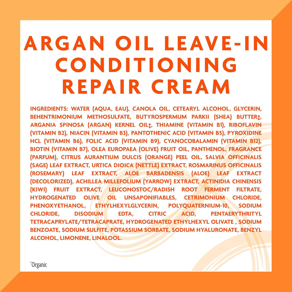 Cantu Shea Butter Argan Oil Leave In Conditioning Repair Cream 453g - Glagil