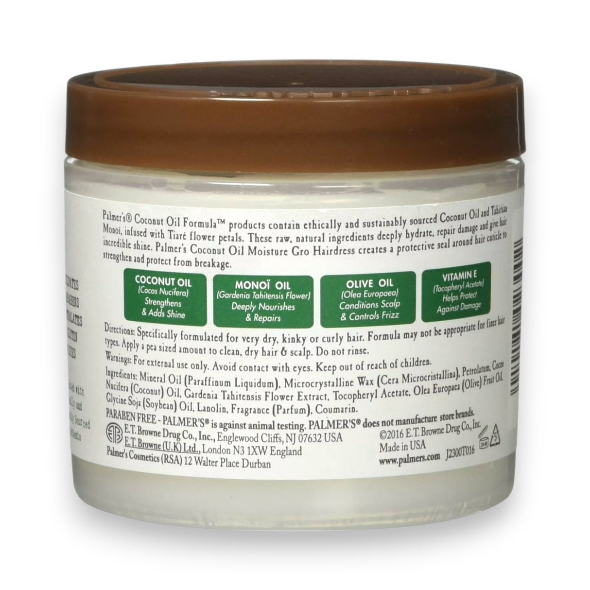 Palmers Coconut Oil Formula Moisture Gro Hairdress 150g - Glagil