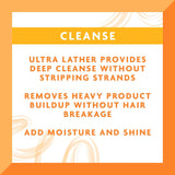 Cantu Shea Butter Moisturising Cream Cleanse Shampoo 400ml - Glagil