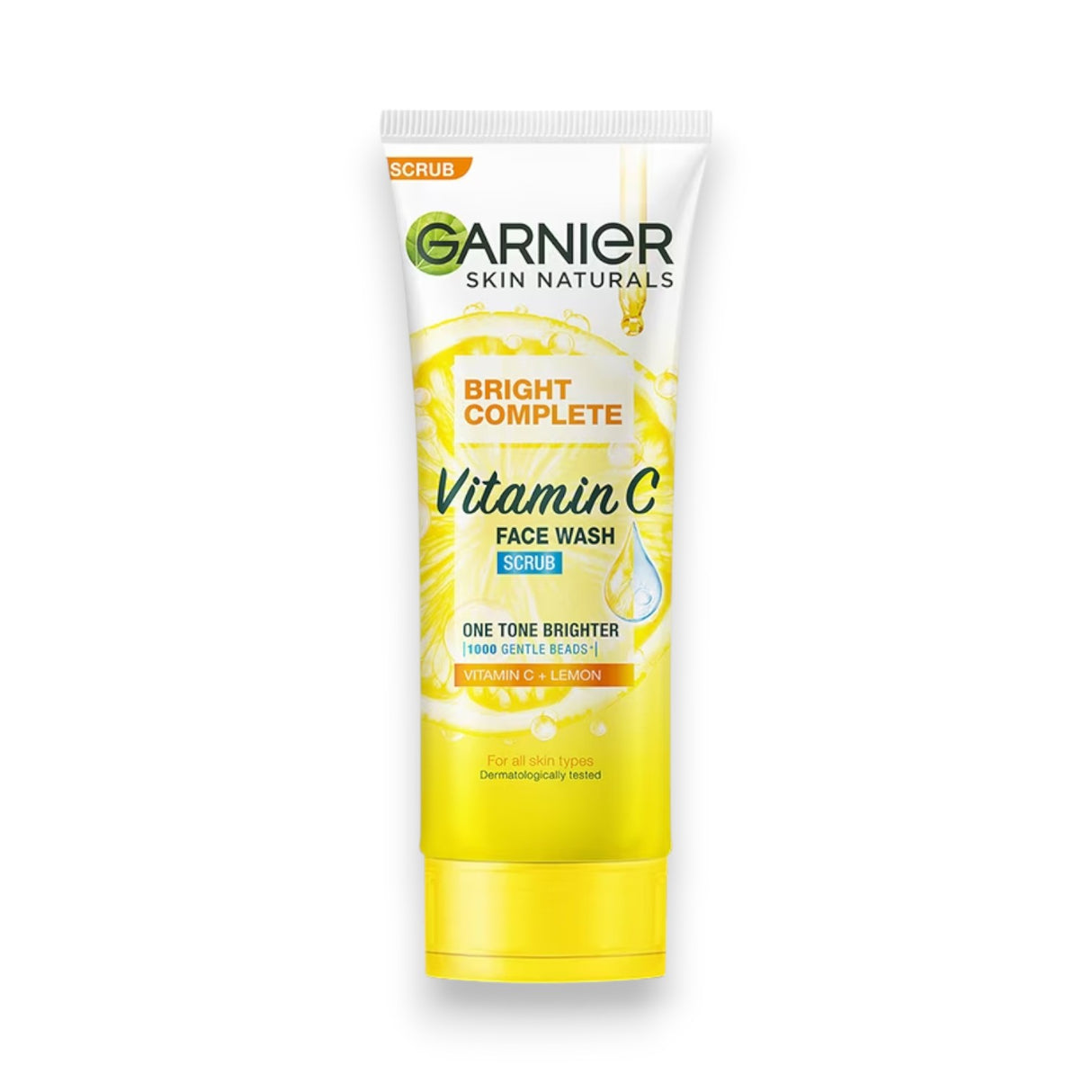 Garnier Bright Complete Vitamin C Face Wash Scrub 100ml - Glagil