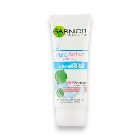 Garnier Pure Active Sensitive Anti Acne Cleansing Gel 100ml - Glagil