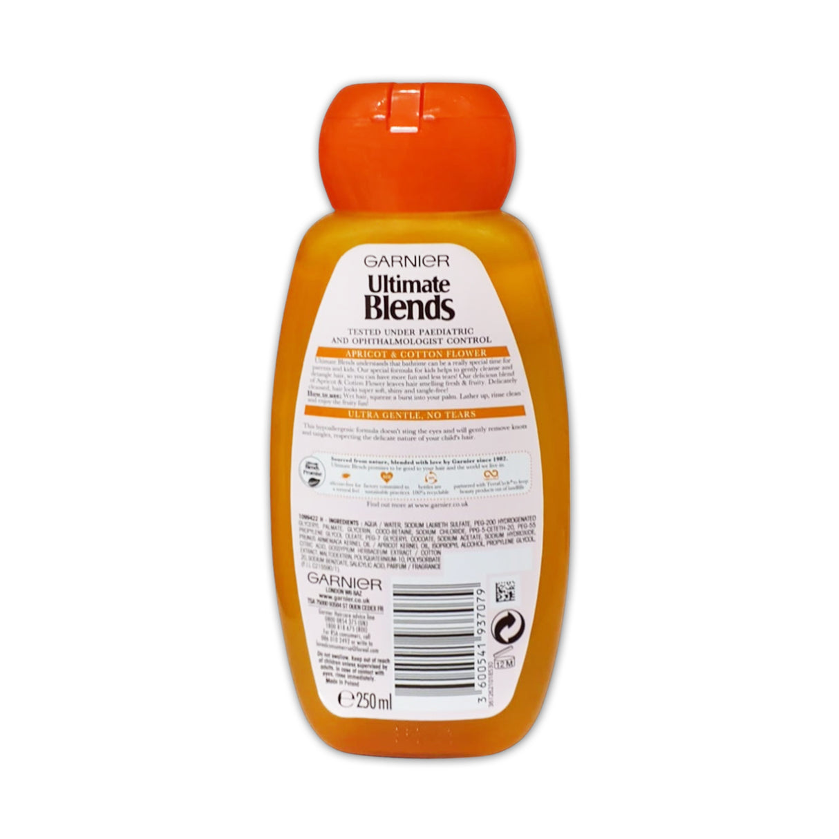 Garnier Ultimate Blends Kids 2 in 1 Shampoo 250ml - Glagil