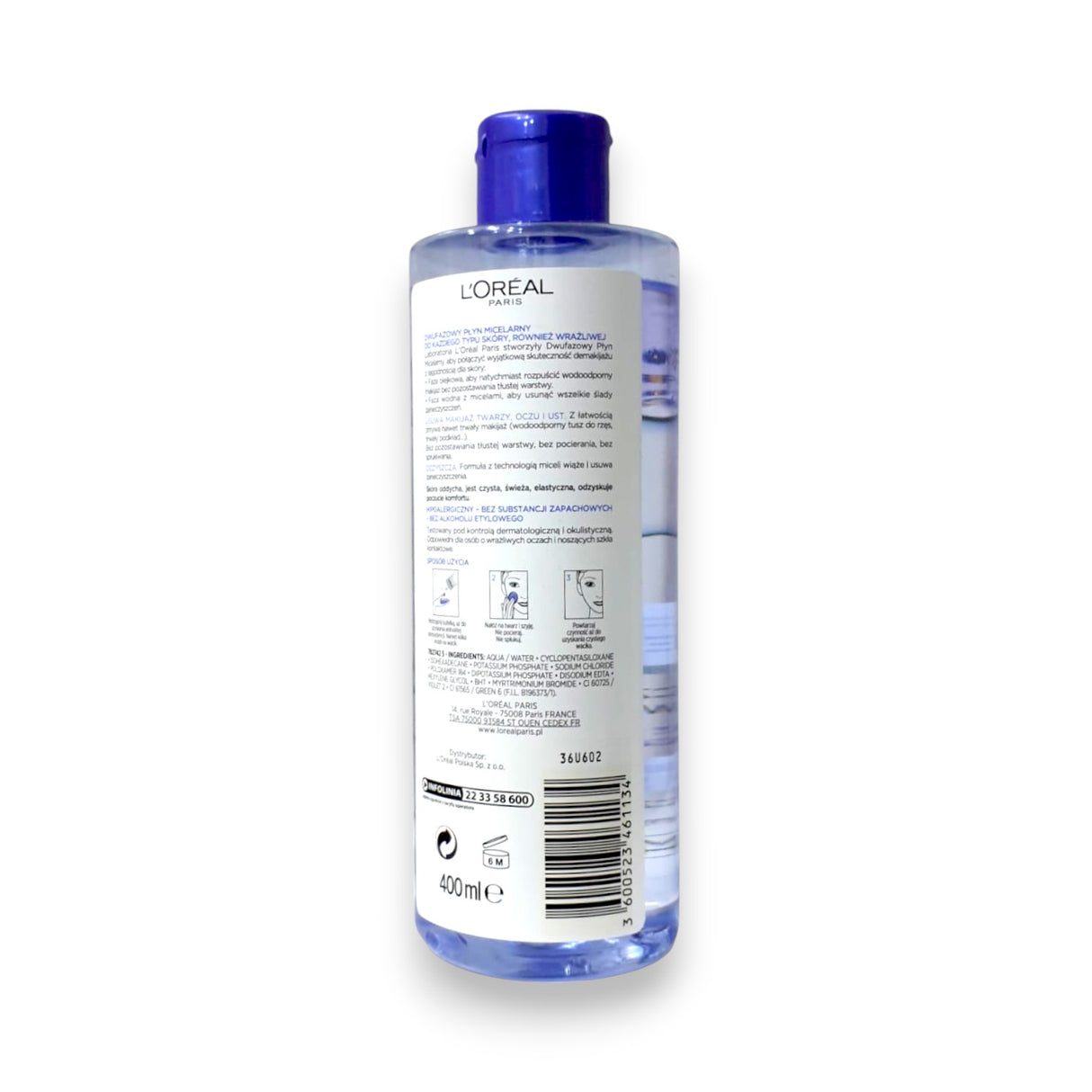 L'Oréal Paris Skin Expert Micellar Water 400ml - Glagil