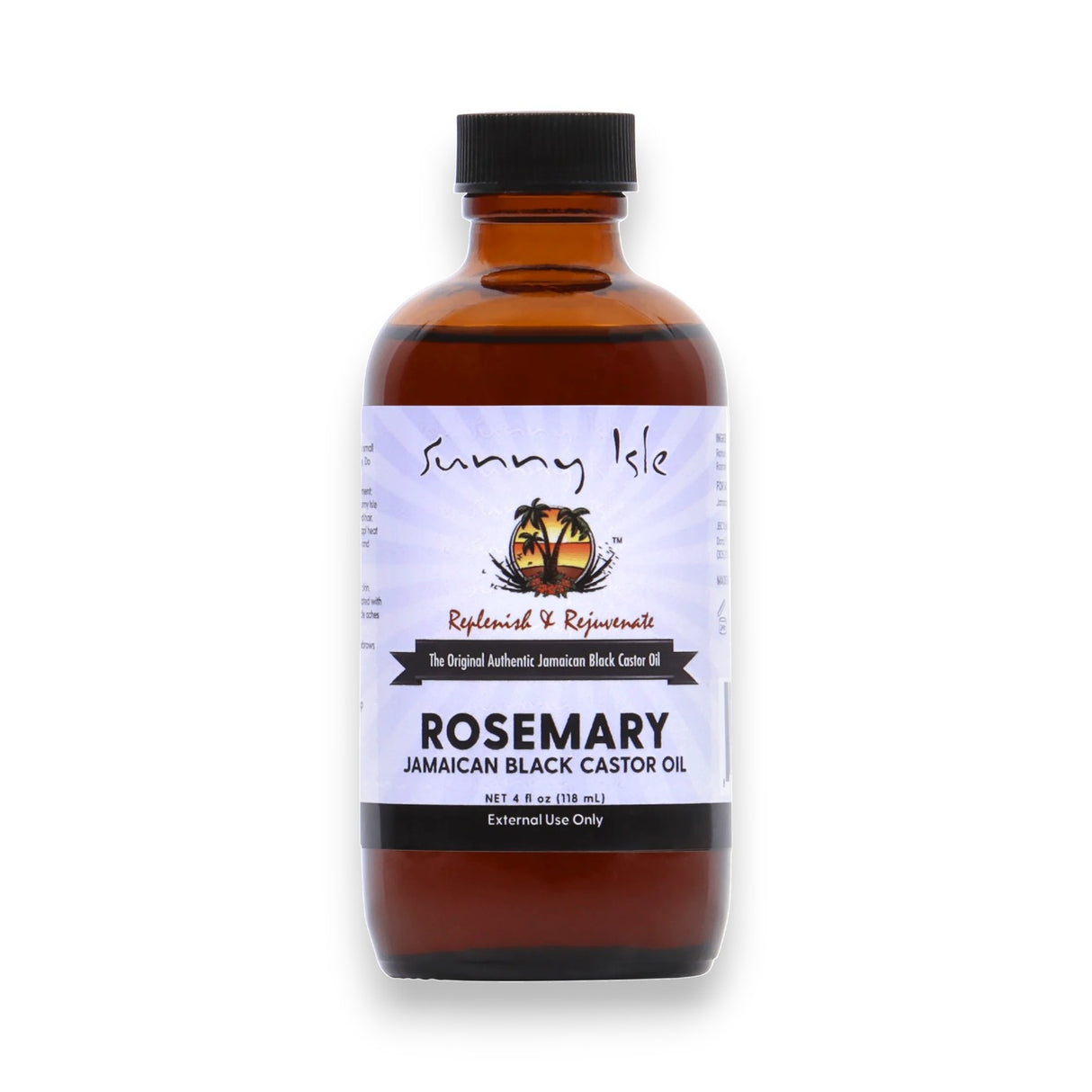 Sunny Isle Rosemary Jamaican Black Castor Oil 118ml - Glagil