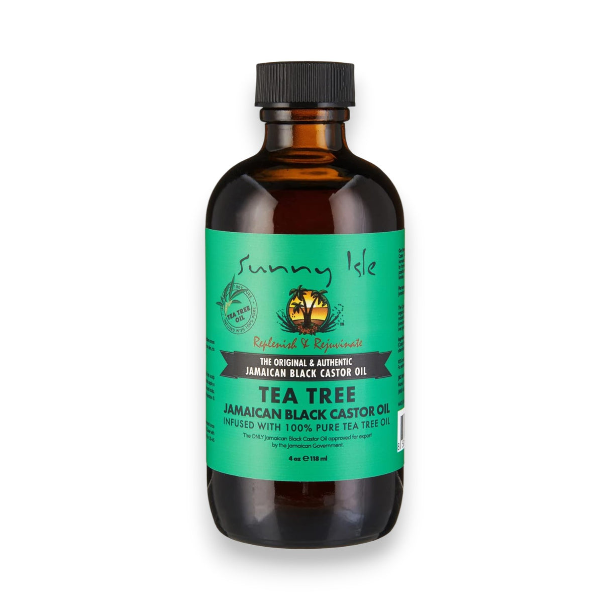 Sunny Isle Tea Tree Jamaican Black Castor Oil 118ml - Glagil