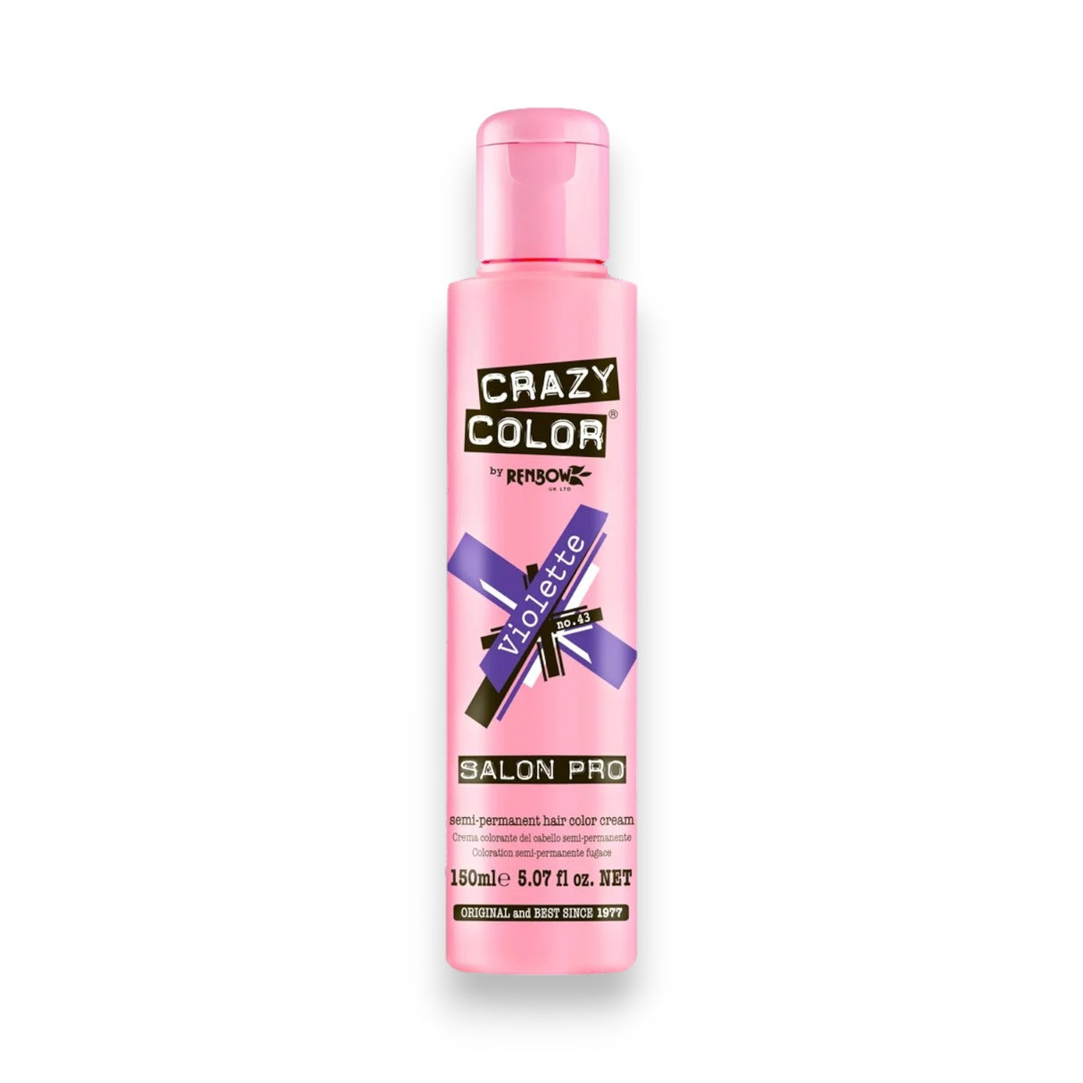 Crazy Color Semi-Permanent Hair Color Cream 150ml - Glagil