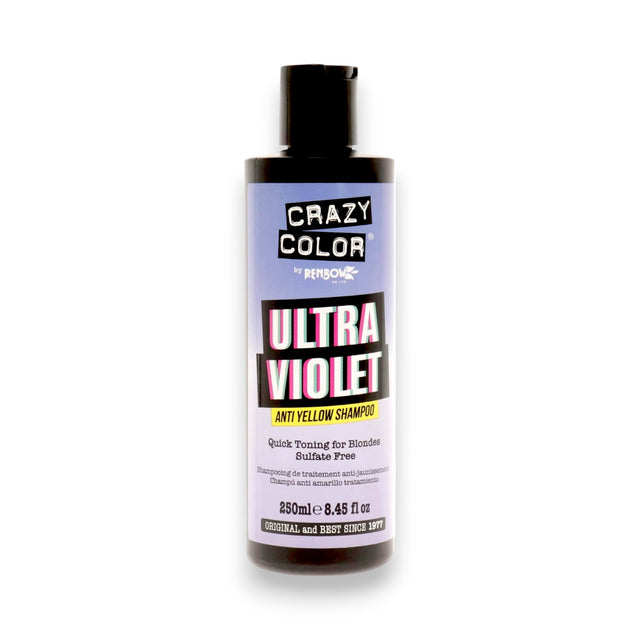 Crazy Color Ultra Violet Anti Yellow Shampoo 250ml Glagil