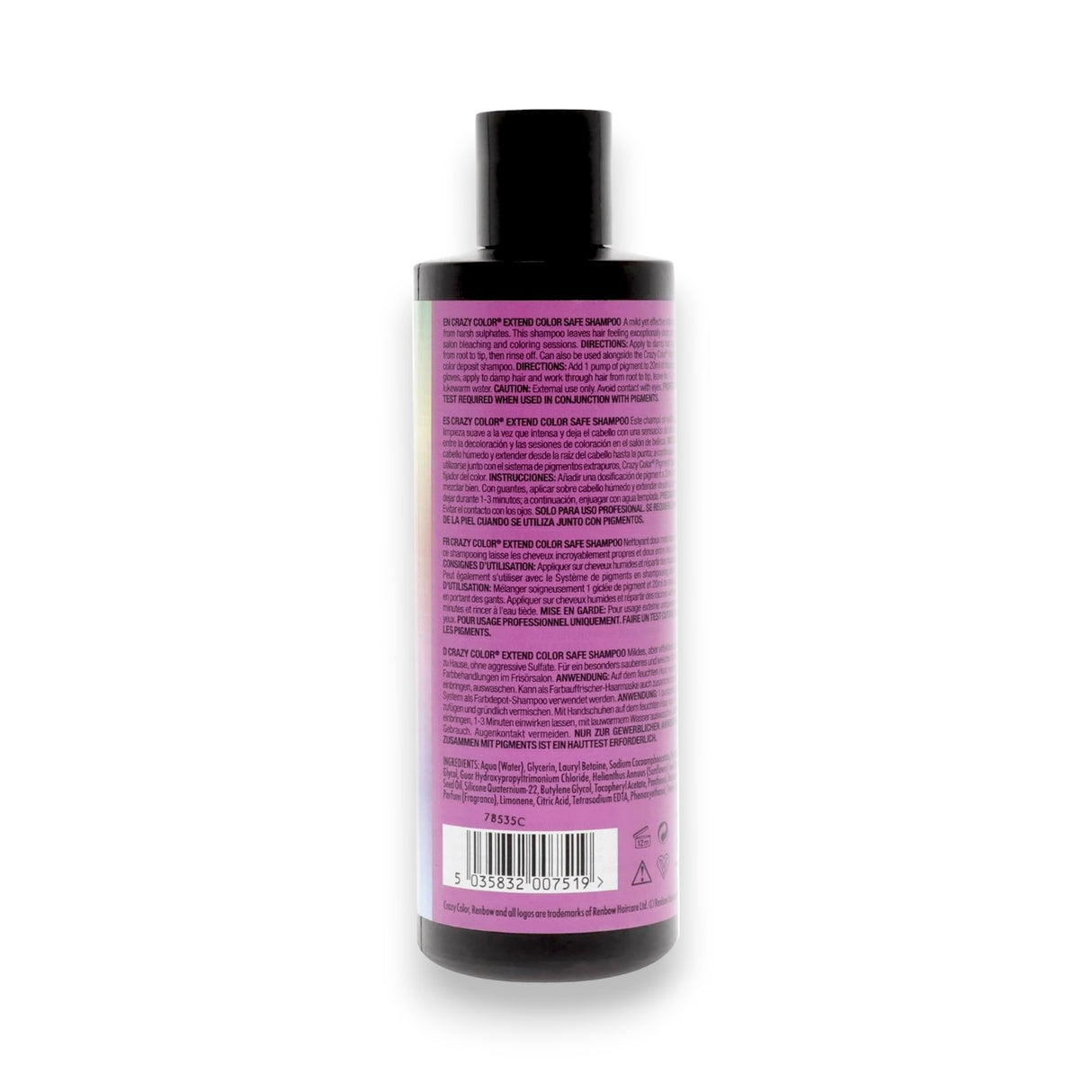 Crazy Color Extend Color Safe Shampoo 250ml Glagil