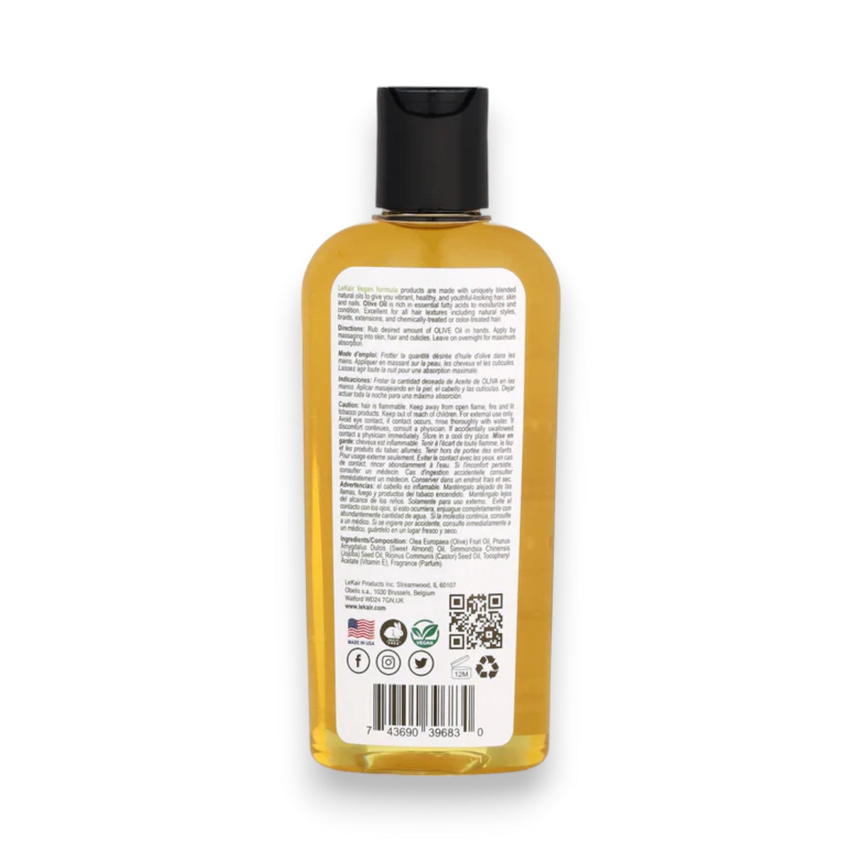 Le Kair Vegan Formula Oil 100ml - Glagil