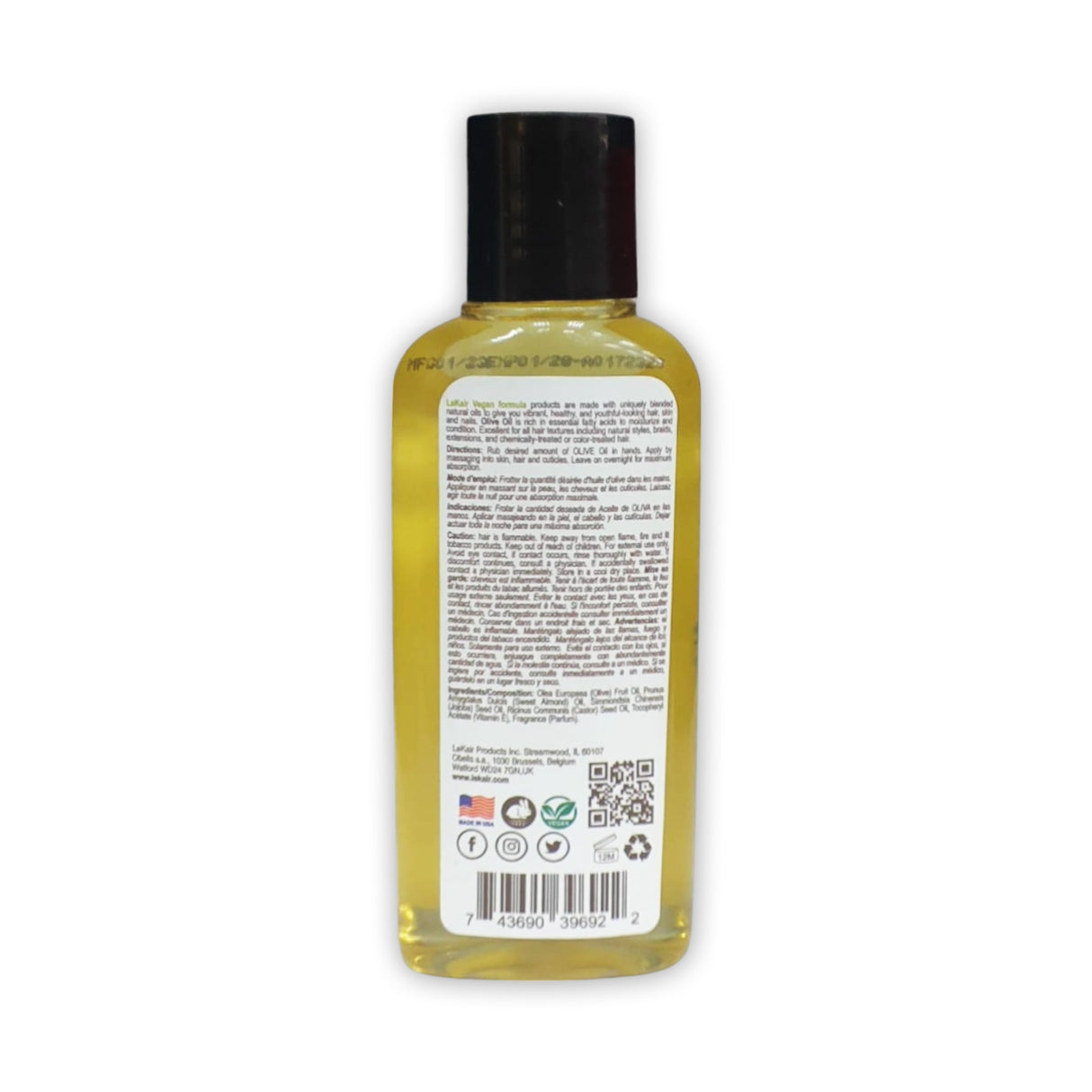 Le Kair Vegan Formula Oil 59ml - Glagil