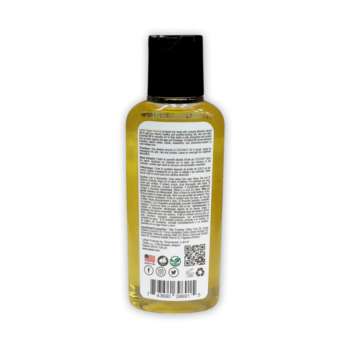 Le Kair Vegan Formula Oil 59ml - Glagil