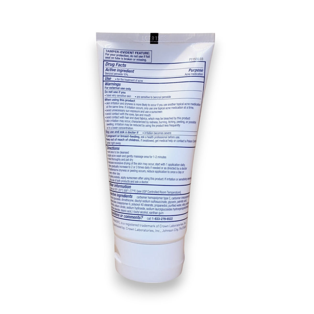 PanOxyl Acne Foaming Wash 156g - Glagil