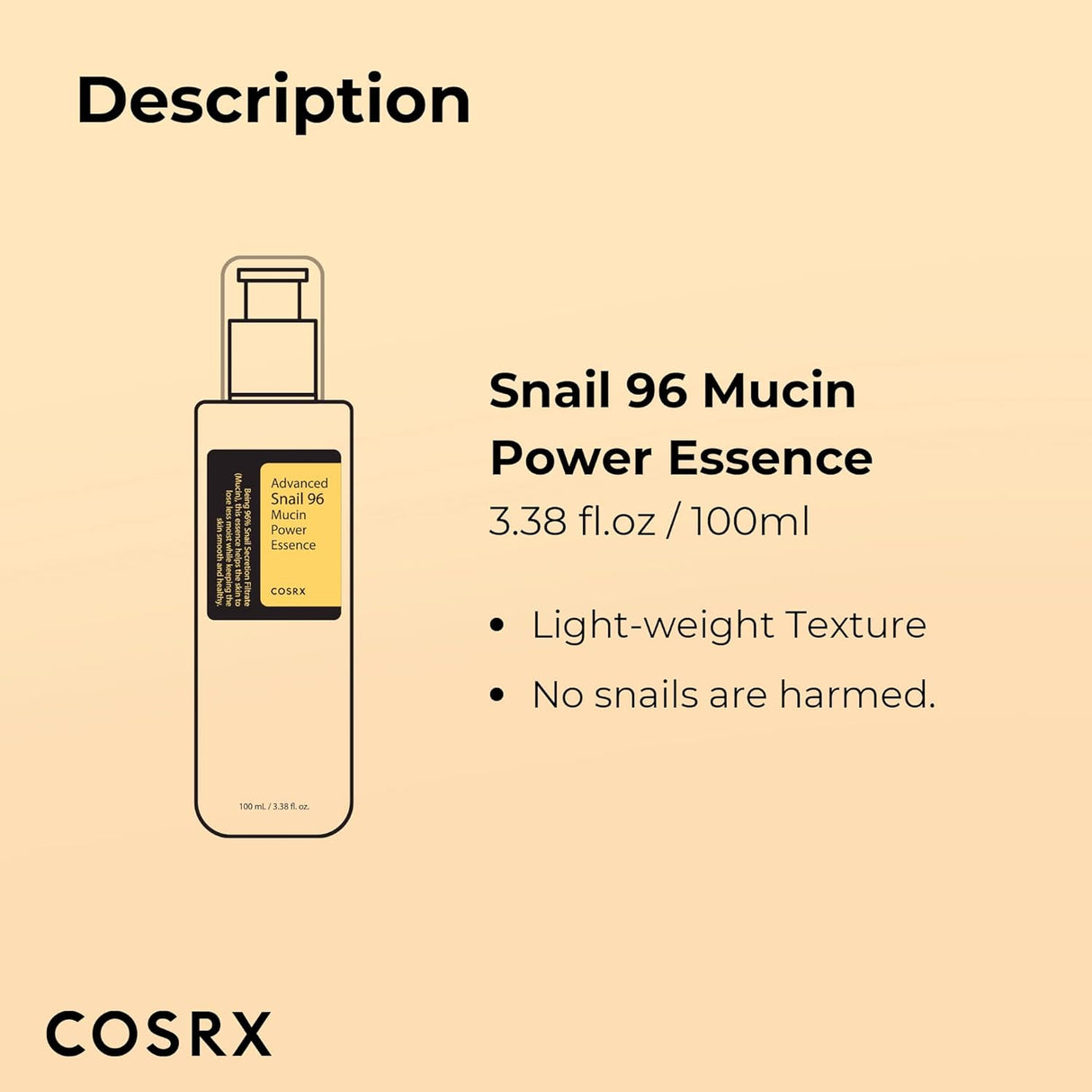 Cosrx Advanced Snail 96 Power Essence 100ml - Glagil