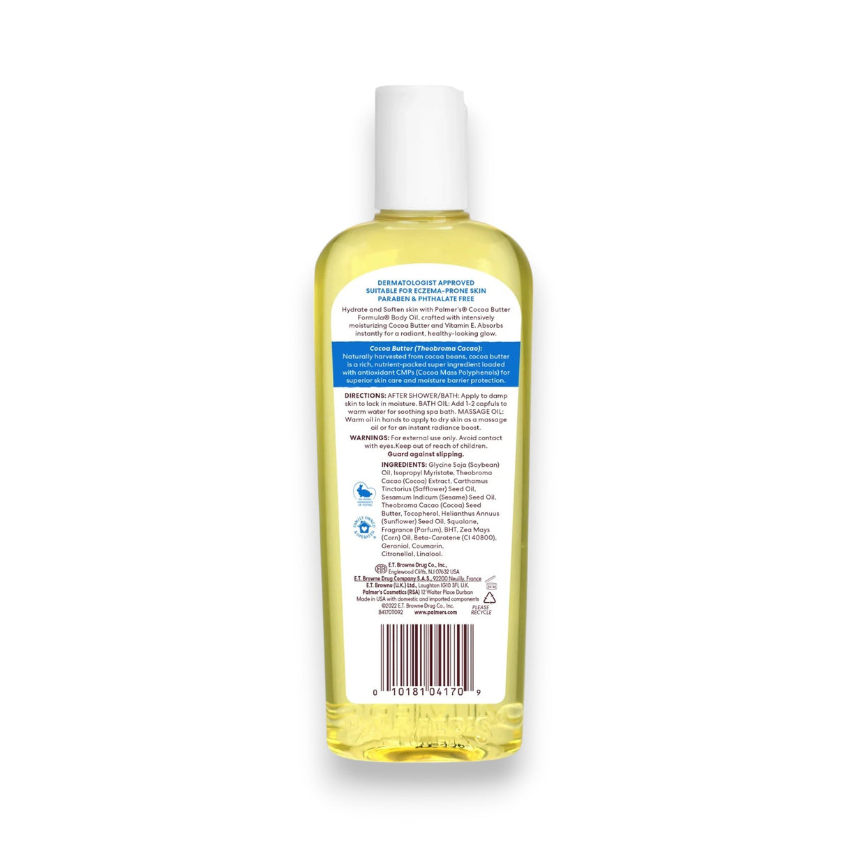 Palmers Cocoa Butter Formula Body Oil 250ml - Glagil