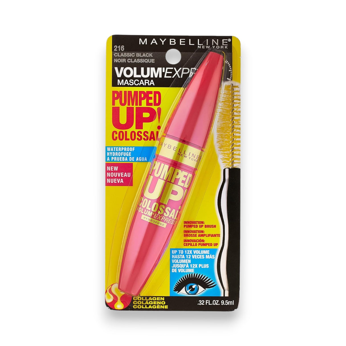 Maybelline Volume Express Waterproof Mascara 9ml - Glagil