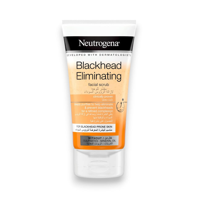 Neutrogena Blackhead Eliminating Facial Scrub 150ml - Glagil