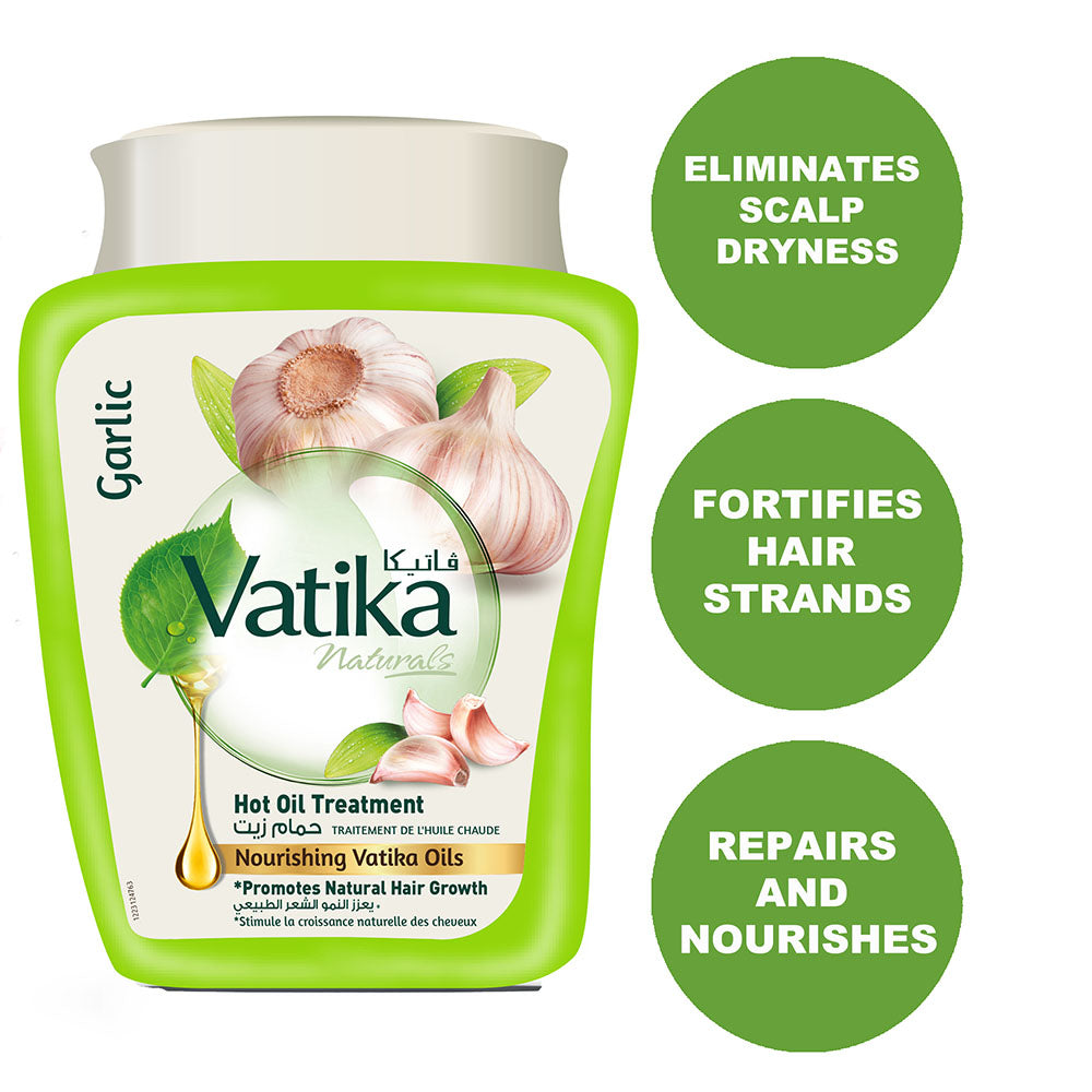 Vatika Naturals Garlic Hot Oil Treatment 1kg - Glagil