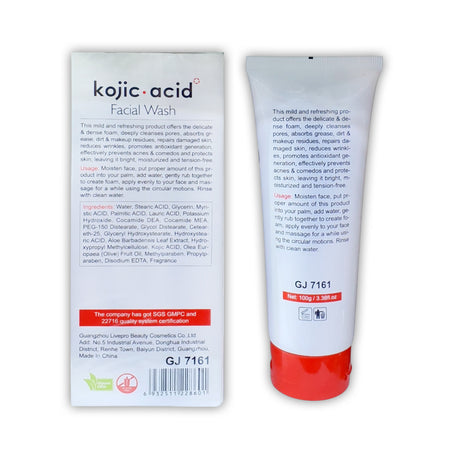 GuanJing Beauty Kojic Acid Facial Wash 100g - Glagil