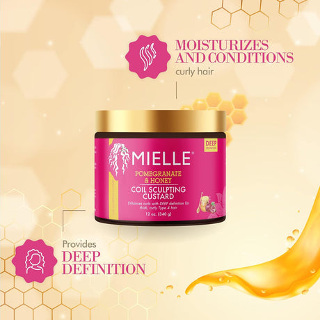 Mielle Coil Sculpting Custard Cream 340g - Glagil