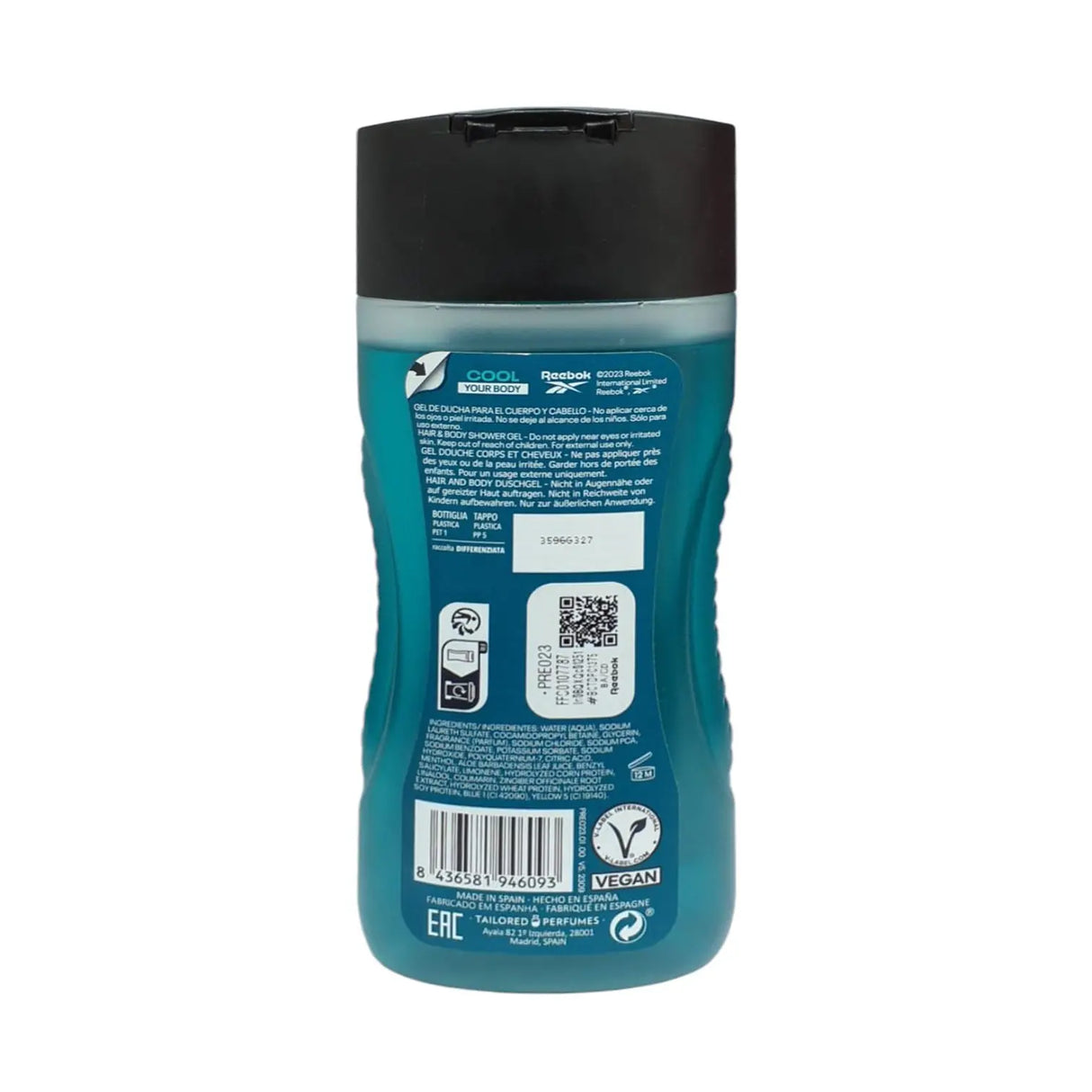 Reebok Hair and Body Shower Gel 250ml - Glagil