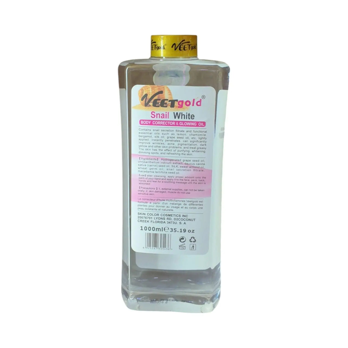 Veetgold Snail White Multi-Purpose Oil 1000ml Glagil
