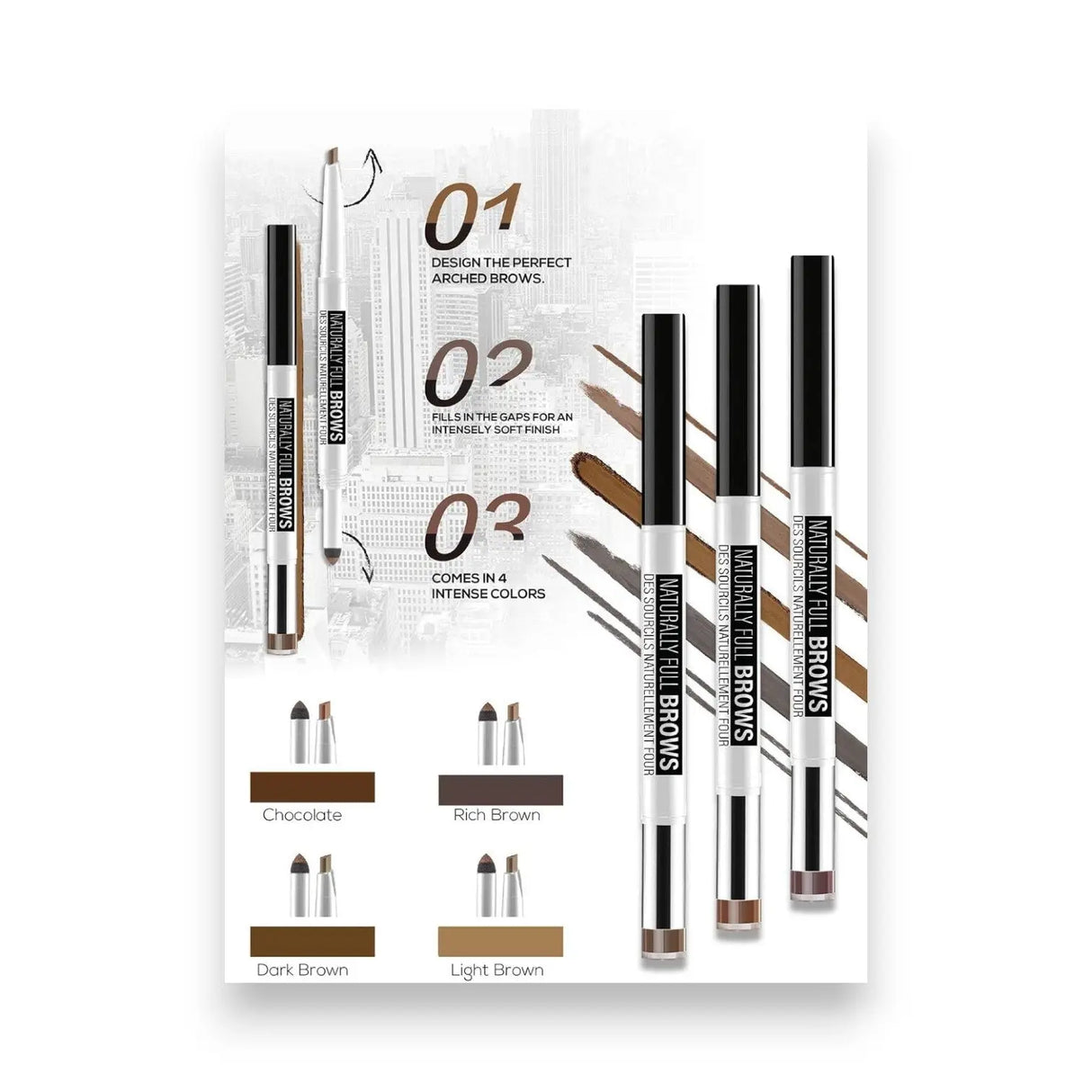 Maybelline Naturally Full Brows Brow Pencil Glagil