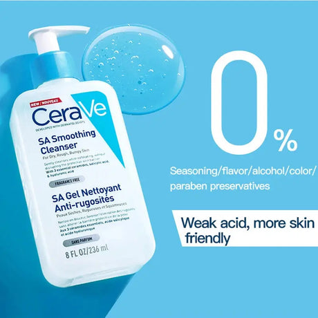 Cerave Sa Smoothing Cleanser 236G Glagil